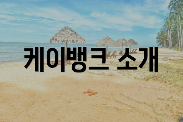 케이뱅크 소개