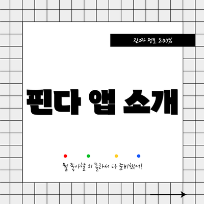 핀다 앱 소개
