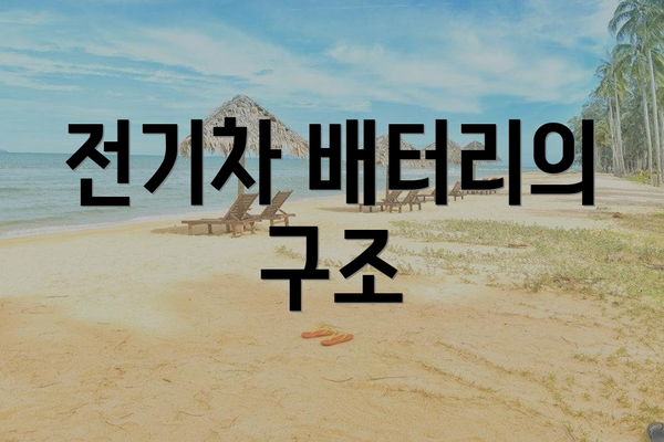 전기차 배터리의 구조