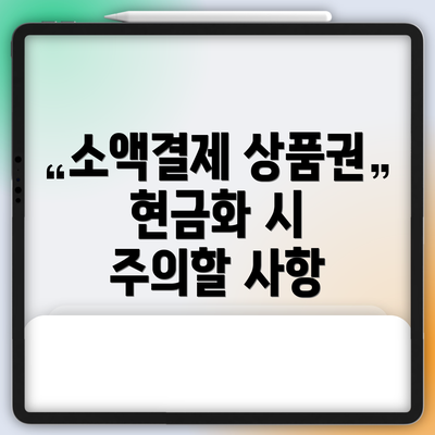 소액결제 상품권 현금화 시 주의할 사항