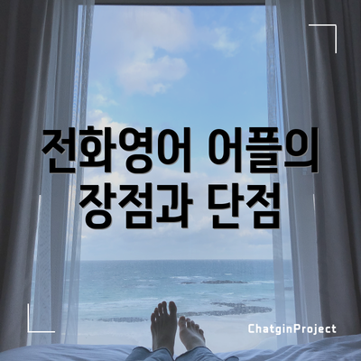 전화영어 어플의 장점과 단점